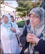Two Arab-American women